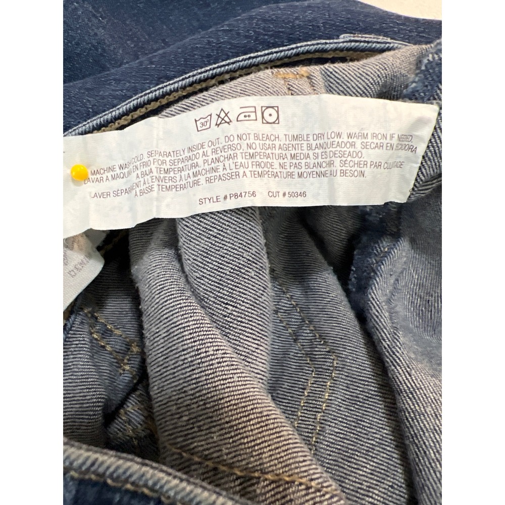 YMI Gigi Fit Flare Jeans Womens 5/27 Blue High Rise Distressed Bell Bottoms - Picture 9 of 11